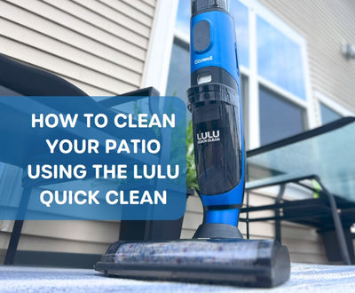 Hoe je je terras kunt schoonmaken - Met behulp van de LULU Quick Clean
