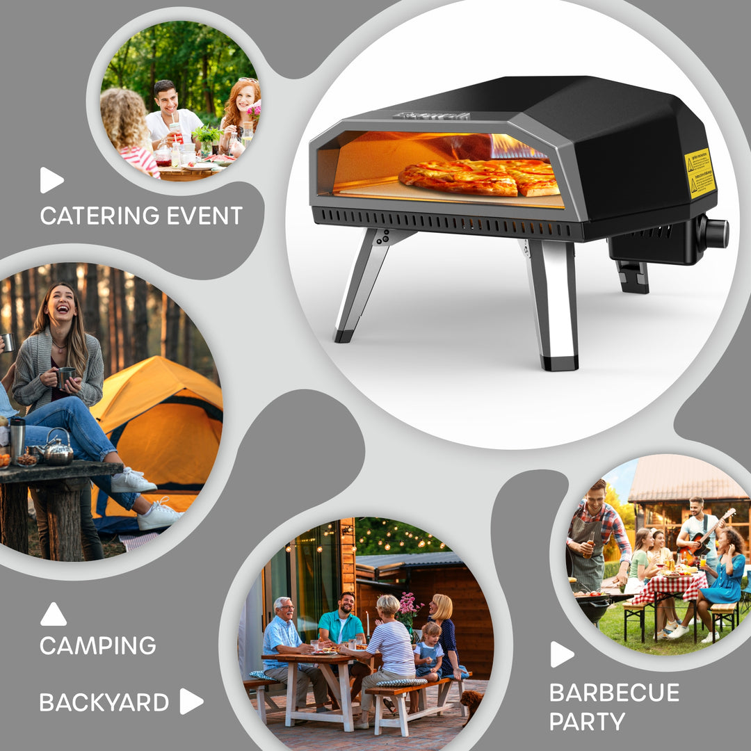 ECOWELL 12” Gas Outdoor Pizza Oven – Ecowell Products Store